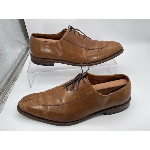 Allen Edmonds Other - Allen Edmonds Mens Oxford Dress Shoes Tan Brown Leather Size 11 D USA